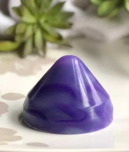 Soft Massage Cone - Manual Massage Tool for Back, Neck, Shoulder, Feet - Purple Silicone Self-Massage Device - Portable Pressure Point Massager by Unknown