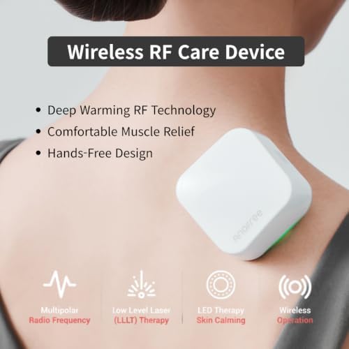 Anafree Wireless Body Massager with LED Light | Made in Korea (White) - Image 2