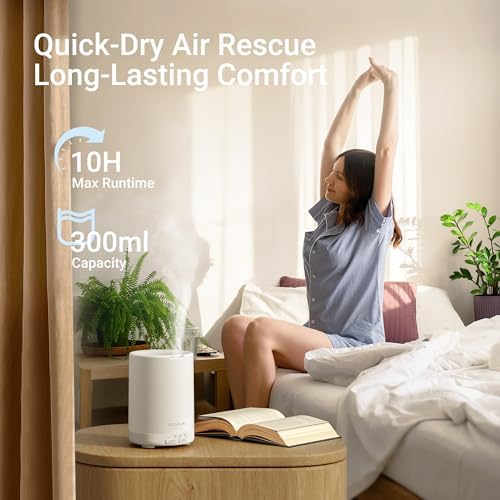 ASAKUKI Essential Oil Diffuser for Home 300 ml Quiet - Image 4