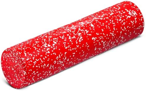 Yes4All High-Density EPP Round Back Roller Foam, Exercise Foam Roller for Yoga, & Pilates, Multiple Sizes and Colours, Red Snow - 24 inches by Unknown