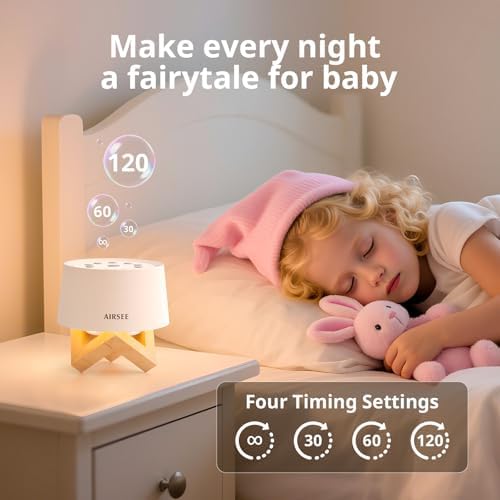 AIRSEE White Noise Sound Machine for Baby Adults, Home Office Travel - Image 4