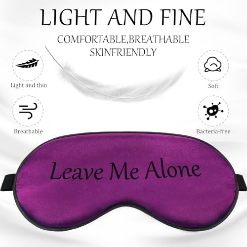 Geyoga 8 Pack Silk Funny Sleep Masks for Women Sleep, Classic Colors - Image 2