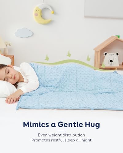 Kivik 5lbs Weighted Blanket, Cooling Soft Minky Dot Heavy Blankets, 36"x48" - Image 2