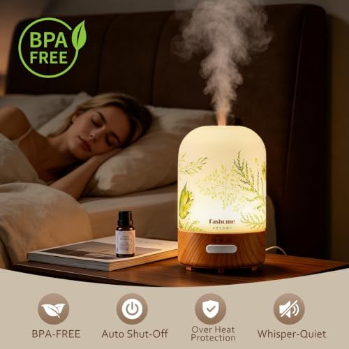 Essential Oil Diffuser, Hand Blown Glass Aromatherapy Diffuser for Home - Image 3