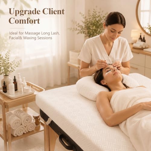 Gerrii Massage Bed Topper for Lash 73" x 29" x 3" 30D High Density Egg Foam - Image 6