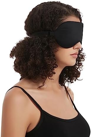 Alaska Bear Sleep Mask Silk Eye Cover with Shaped Pad, Machine Washable - Image 5