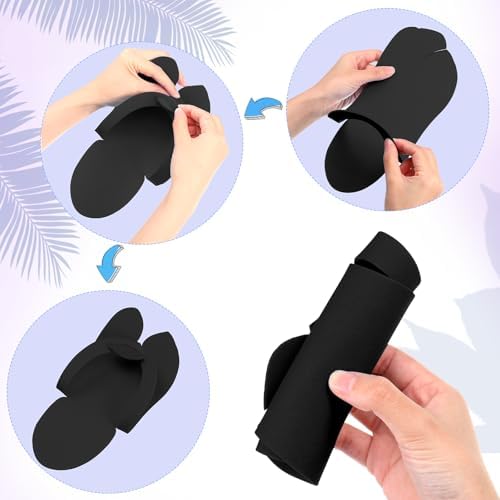 JaGely 90 Pairs Disposable Pedicure Slippers Flip Flops Bulk - Image 2