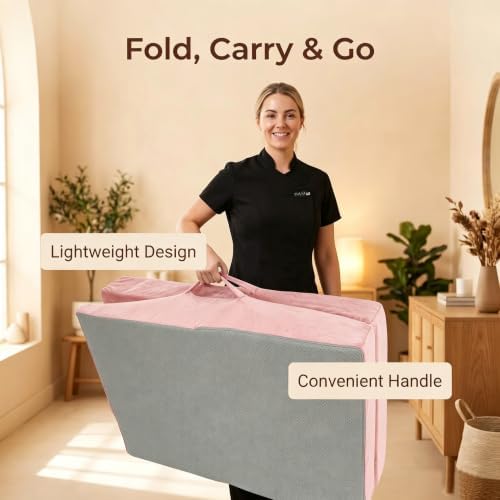 Lash Bed Topper,Ergonomic Massage Table Pad,Foldable,27.5"W *70"L - Image 5