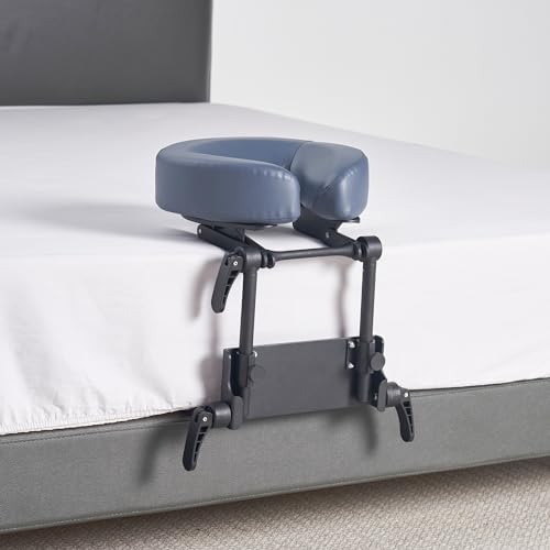 Master Massage Home Use Sleeping Mattress Top Massage Kit-Adjustable Headrest Face Pillow Cradle & Face Cushion Support Bracket, Head Face Rest Support- Eye Surgery Recovery - Cream - Image 4