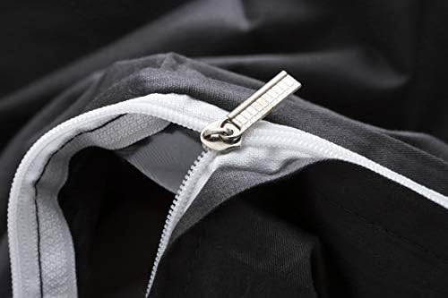 F.Y.Dreams Weighted Blanket Duvet Cover 60x80 inches with 8 Ties,Zipper on Long Side/100% Cotton, Dark Grey/Just Duvet Cover - Image 6