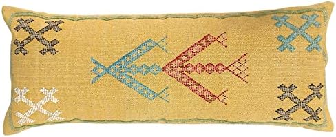 Trade Star Sabra Handloomed Pillow Cover Kilim Oblong Cushion Case 100% Cotton Lumbar Pillow Cover Designer Back and Neck Rest 14x36 Cushion Cover for Living Room Decor (Pattern - 5) by TradeStar