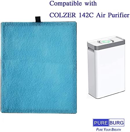 PUREBURG Replacement Filter Set Compatible with Colzer 142C, Simpure HP9, SP-HP9-RF Air Purifiers, 2-Pack H13 HEPA 4-Stage Filtration Activated carbon - Image 2