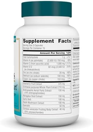 Source Naturals Wellness ImmuneSmart, 45 Capsules - Image 3