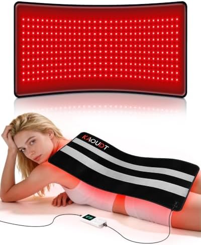 330 LEDs Medical-Grade TPU Red Light Therapy Pad for Muscle Joint Pain by KAOUDT-BestRedLightTherapyDevices