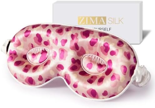 ZIMASILK Adjustable 22 Momme 100% Pure Mulberry Silk Sleep Mask by ZIMASILK