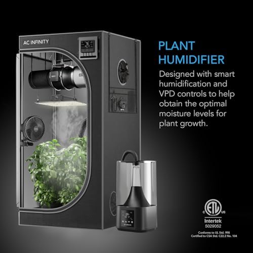 AC Infinity CLOUDFORGE T3, Plant Humidifier 4.5L with VPD Humidity Controls. - Image 2