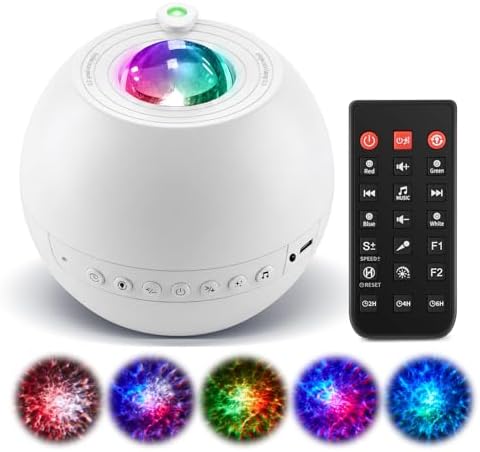 Sound Machine Light Projector, 30 Sleep Sounds for Adult, Bluetooth Speaker by COOLNIGHT