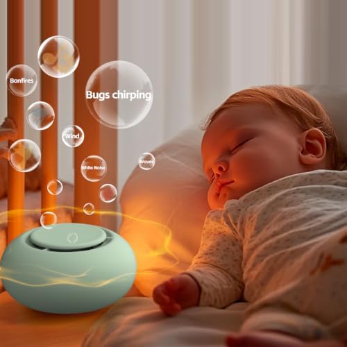 Portable Baby Sound Machine & Essentials for Babies & Kids-Mint - Image 4