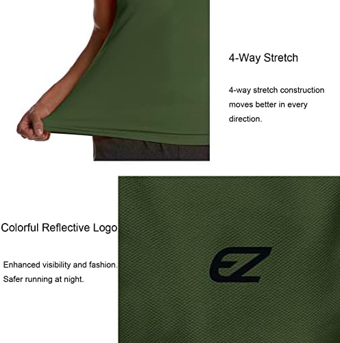 EZRUN Men's Quick Dry Workout Tank Top UPF 50+ Sweat-Wicking Gym Shirt - Image 6