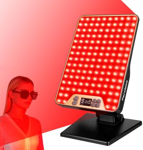 Red Light Therapy Panel for Face & Body, 4 Wavelengths 630/660/810/850nm by Unknown