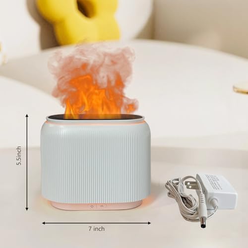 LIFFY Essential Oil Diffuser - Fireplace Fire Flame Aromatherapy Diffuser, Mist Humidifier with Multi-Color LED Lights, for Bedroom, Yoga Spa | Whisper-Quiet Operation, Ideal Gifts - Image 6