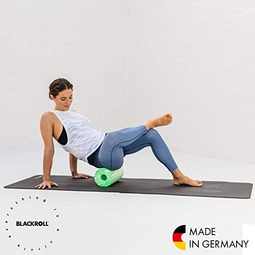 BLACKROLL - MED or MED 45 Foam Roller, Ideal for Myofascial Trigger Point Release and Back Massage, for Yoga, Exercise, Pilates, and Home Gym Workouts and Muscle Recovery, White/Green - Image 3