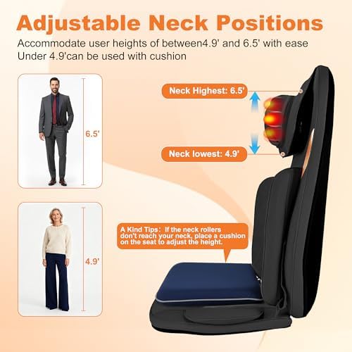 Shiatsu Neck and Back Massager, Rolling Up and Down Deep Tissue Pain Relief - Image 5