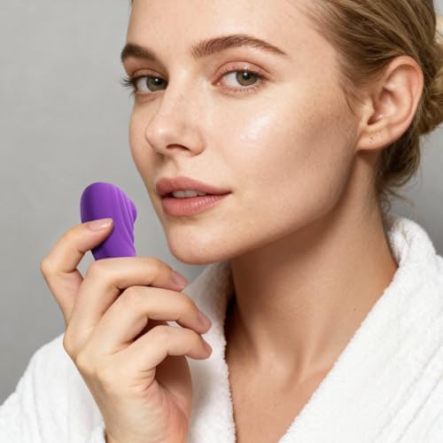 Mini Handheld Electric Massage Ball, Multifunctional Waterproof Rechargeable Body Relaxation Massage Tool (Violet) - Image 4