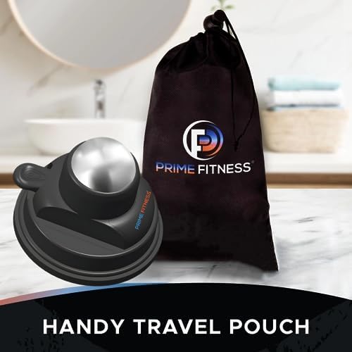 PRIME Fitness wall Mounted Massage Ball | Cold Therapy | wall Mounted Back Massager | cryo Stick | Relieve Muscle Pain (360 Wall Massager) - Image 4