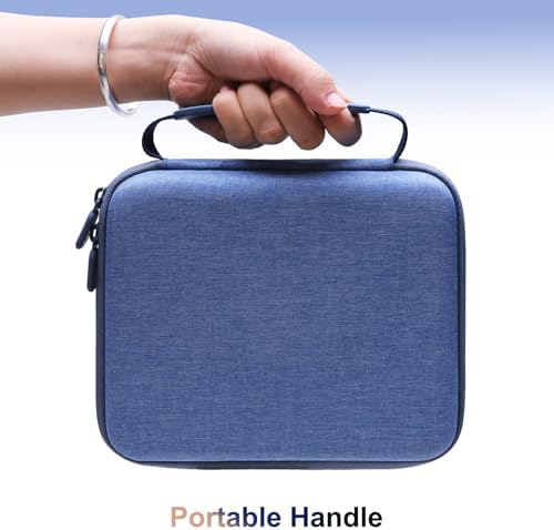 LTGEM Massage Case Compatible with TheraGun Relief Handheld Percussion Massage Gun/Neck/Back/Leg/Shoulder Massage Gun - Travel Protective Carrying Storage Bag, Blue(Case Only) - Image 2