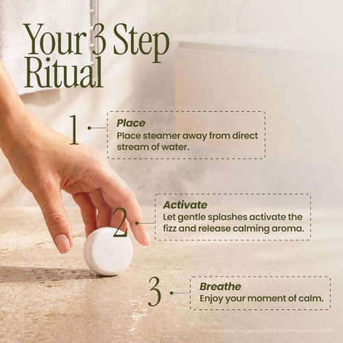 Eucalyptus Shower Steamers Aromatherapy 6 Pack, Menthol Vapor Shower Tablets, Get Well Gift for Her, Self Care Spa Shower Tablets for Women - Image 5