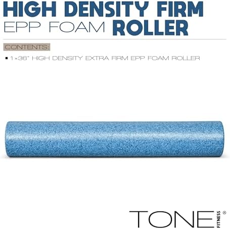 Tone Fitness High Density EPP Foam Exercise Foam Roller for Yoga, Pilates, Stretching, Massage, and Recovery | Multiple Sizes and Colors - Image 2