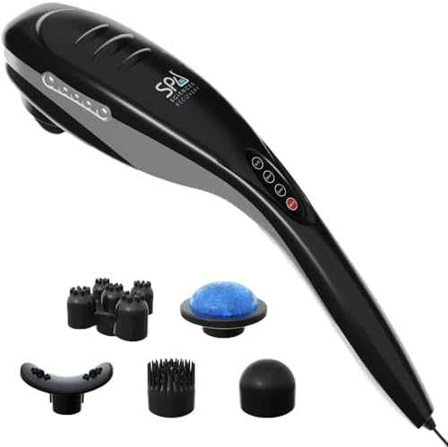 SPA SCIENCES - Vara - Handheld Deep Tissue Massager for Muscles, Back, Foot, Neck, Shoulder, Leg, Calf - Electric Percussion Body Massage - FSA and HSA Eligible - Helps Stimulate Cellulite Zones - Image 2