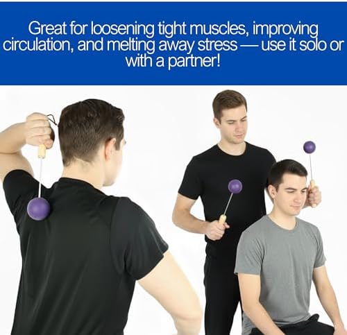 Bongers Handheld Percussion Massage Tool – Deep Tissue Trigger Point Tapping Sticks for Whole Body Pain Relief & Muscle Relaxation (Pink Rainbow Cosmic) - Image 7