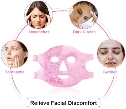 Cold Face Eye Masks Ice Face Mask Hot Cold Compress - Image 2