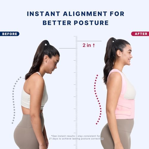 Fit Geno Posture Corrector for Women & Men, Back Shoulder Support Brace - Image 2