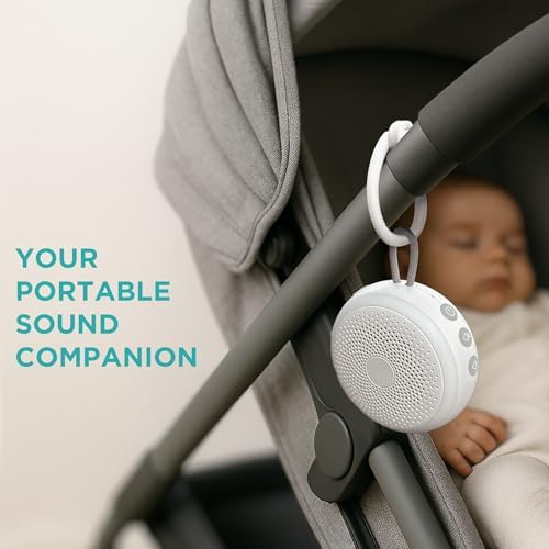 LittleHippo White Noise Machine | Portable Sound Machine for Babies, Kids, Adults | Sleep Soother | 19 Soothing Sounds | Long Battery Life | Travel, Registry, Baby Shower, Gift - Image 2