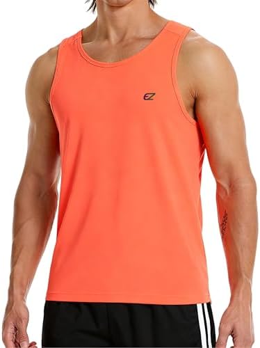 EZRUN Men's Quick Dry Workout Tank Top UPF 50+ Sweat-Wicking Gym Shirt - Image 2