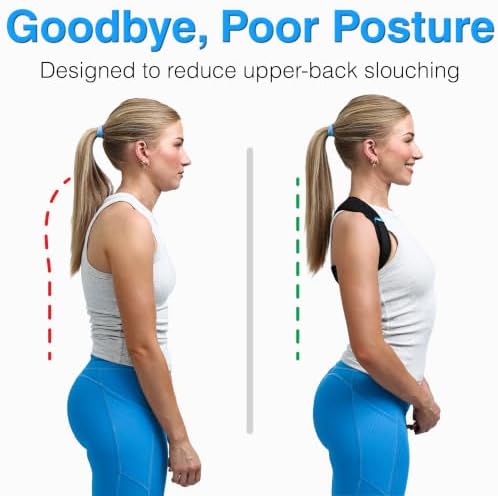 Omeer Posture Corrector for Women and Men, Adjustable Back & Shoulder Brace - Image 2