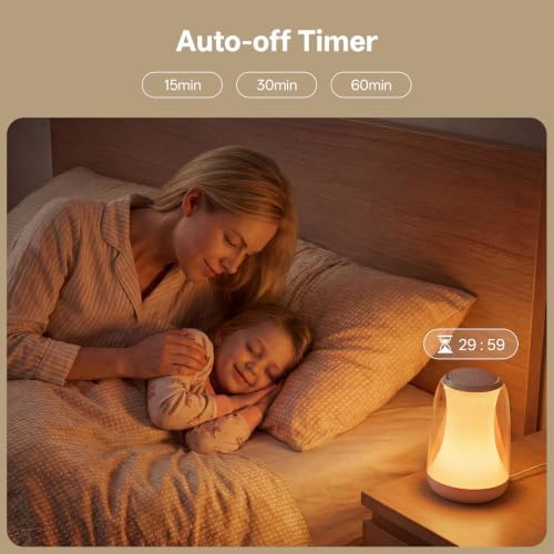 White Noise Sound Machine for Sleep Night Light Baby Remote/Touch Control - Image 6