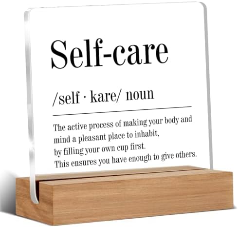 Spa Decor for Spa Room, Self Care Gifts for Women Men, Mental Health Gifts by Unknown