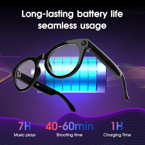 AI Smart Glasses for Travel & Business, 139 Languages Translation, Camera - Image 6