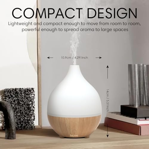 SALKING Essential Oil Diffuser 2 Pack, 100ml Aromatherapy Diffuser for Home - Image 5