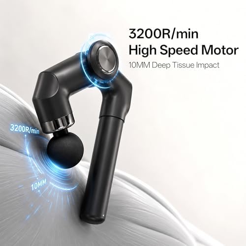 brenzo Massage Gun with Extended Handle, Cordless Full Body Massager - Image 6