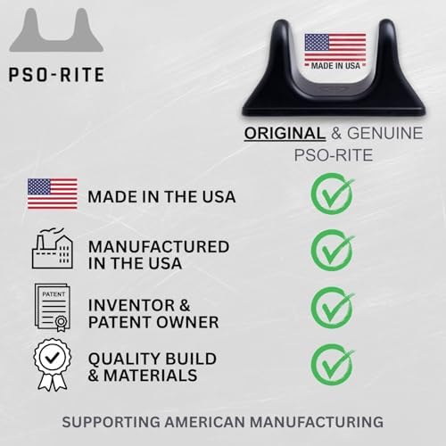 PSO-RITE Psoas Muscle Release Tool – Made in USA, Patented Deep Tissue Massage Device for Your Back, Hip Flexor & Trigger Point Relief, Night Black - Image 3
