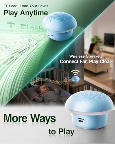 Portable White Noise Sound Machine for Baby with 48H Playtime, 20 Sounds - Image 4
