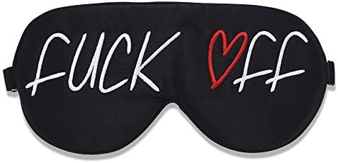 Alaska Bear Mulberry Silk Sleep Mask, Cool and Smooth(Funny) by ALASKABEAR