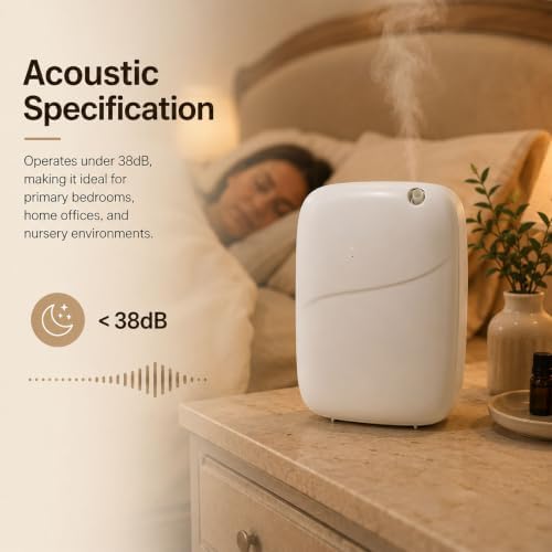 Waterless Essential Oil Diffuser, App Control, 400ml, 2,000 Sq Ft - Image 5