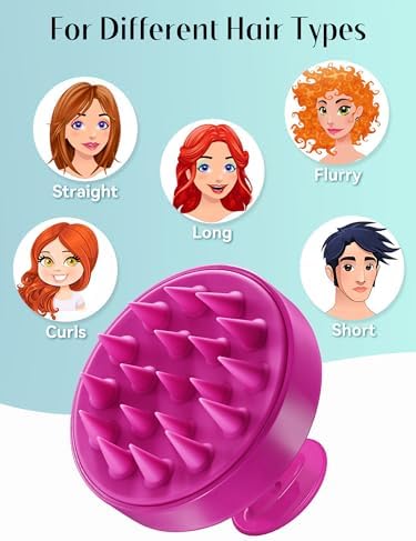 HEETA Scalp Massager Hair Growth Scrubber for Dandruff Removal Hair Care - Image 6