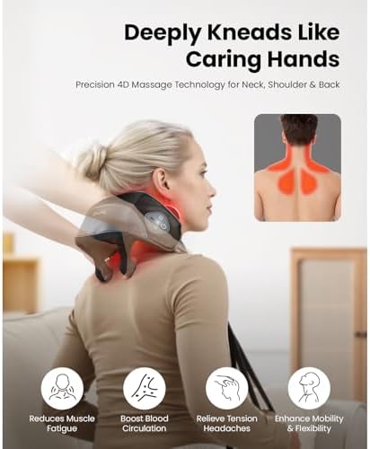 BOB AND BRAD Neck Massage with Heat and Eye Massager with Heat & Cooling - Image 2